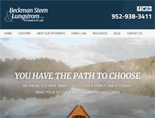 Tablet Screenshot of beckman-steen.com